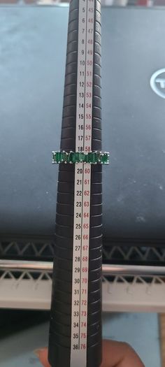 Green and Pink Gemstone Ring
