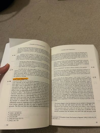 Principles of Irish Contract Law