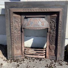 Cast iron fireplace insert
