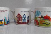 2 Starbucks - You Are Here - Collectors Mugs