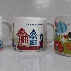 2 Starbucks - You Are Here - Collectors Mugs