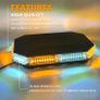 EINERCAR 76 LED Light Bar - Octagonal, High Brightness, Magnetic Mount, 12-24V Beacon Image 5