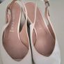 Alberto Zago Milano leather peep toe wedges Sz 40 (Fit 6.5 - 7 UK)  Rrp 150 (New) Image 2