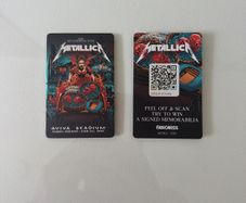 Metallica Molly malone fan card 21 June