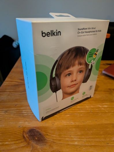 kids headphones - new - belkin soundform mini wired