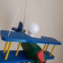 Wooden aeroplane ceiling light Image 2