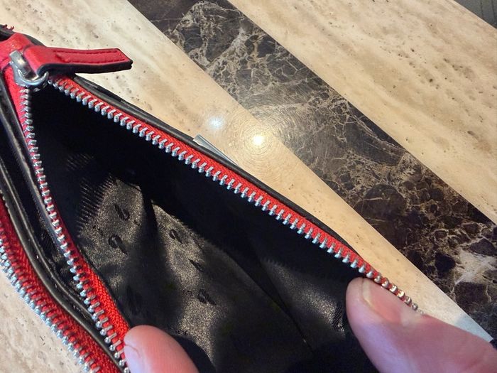 red handbag by Michelle Keegan