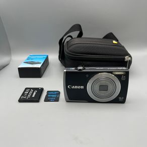 Canon PowerShot A3500 IS 16MP Digital Camera Black