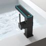 LED Bathroom Faucet, Modern Bathroom Basin Mixer Tap with LED Digital Display Image 7