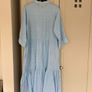 Designer Part Two baby blue 100% linen dress BRAND NEW Image 5