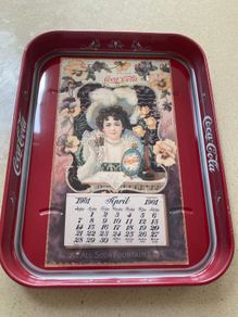 Coca Cola Metal Tray Italian