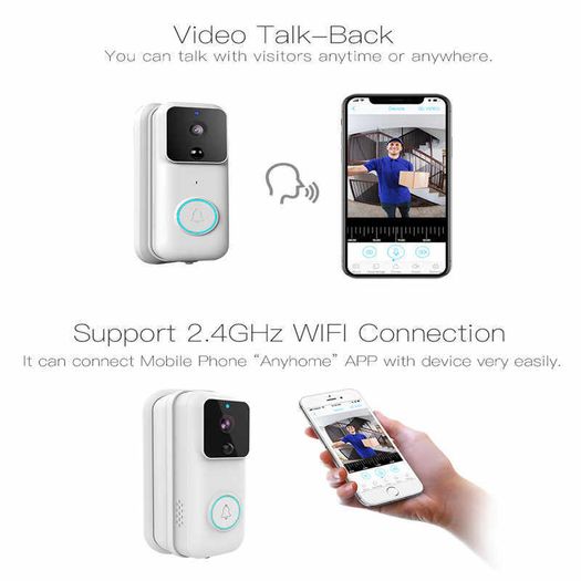 New Smart HD Video WiFi Intercom PIR Motion Sensor Door Bell Camera