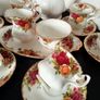 Royal Albert "Old Country Roses"  Coffee set with Coffee Pot Image 4