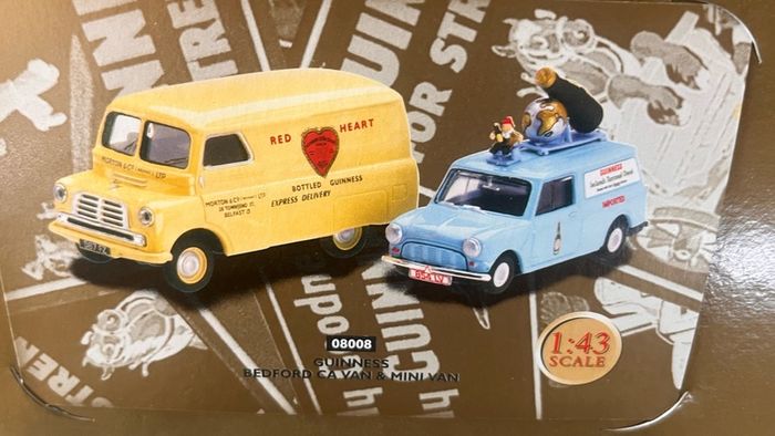 Guinness Bedford Van & Mini Van
