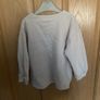Next girls long-sleeved beige bow top aged 2-3 years Image 2