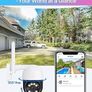 NEW SALE | 1080P WiFi Security Camera Outdoor, 2MP Pan/Tilt CCTV Camera with Person Vehicle Detection, Color Night Vision, Light Siren Alarm, 2-Way Audio Image 4