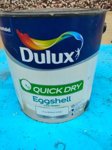 Dulux Quick Dry Pure Brilliant White Eggshell 2.5 L