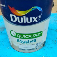 Dulux Quick Dry Pure Brilliant White Eggshell 2.5 L