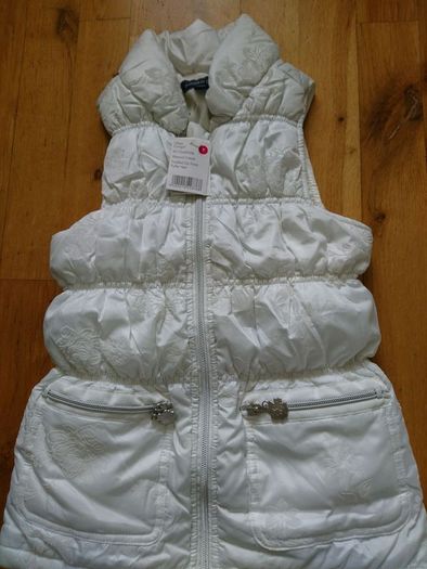 BNWT, Pumpkin Patch girls gilet