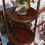 Antique Wooden Cake Stands Image 7