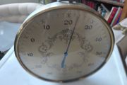 Vintage French wall hanging thermometer