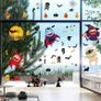 Window Stickers,moinkerin 65 Pieces Halloween Window Clings 8 Sheets Bat Spider Witch Window Decals Halloween Window Decorations for Halloween Party Decorations Image 3