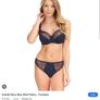 Fantasie Estelle - Underwired Side Support Bra 30F and Briefs S - Navy - BNWT RRP 80 Image 3
