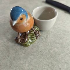 Quail Chaffinch With Egg Cup