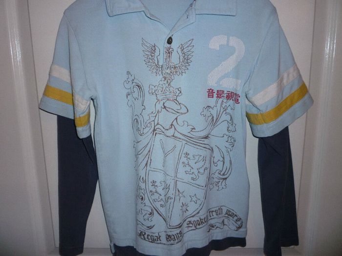 H&m Cotton Sweater Boys Age 9 Pale Blue.  Very good condition