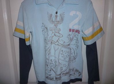 H&m Cotton Sweater Boys Age 9 Pale Blue.  Very good condition