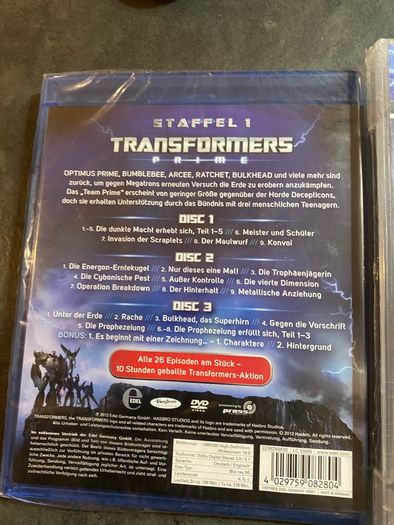 Transformers Series DVDS