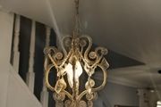 Pair of Decorative Crystal Chandelier Ceiling Lights