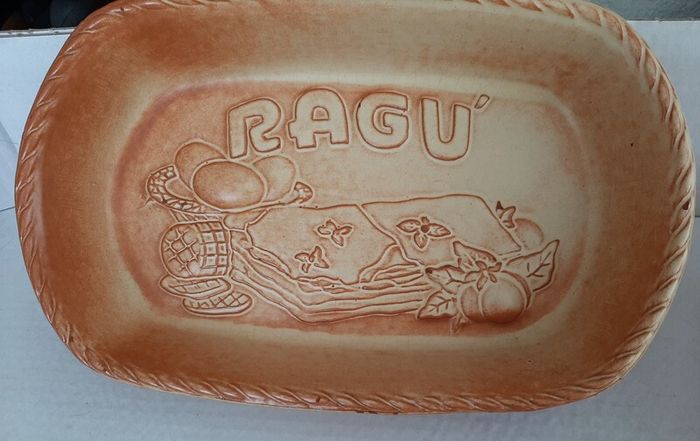 New ceramic dish vintage RAGU