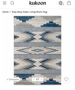 Brand new kukoon living room Rug