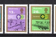 1982 Guernsey 75th Anniversary of Boy Scout Movement Commemorative Stamps Mint Never Hinged (MNH)