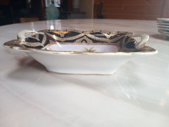 Rare hand painted Noritake trinket dish, vintage. D18