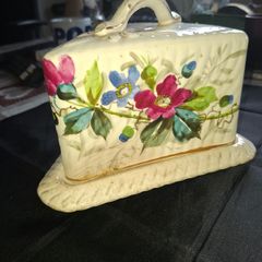 Beautiful Antique Cheese Dish with Cover