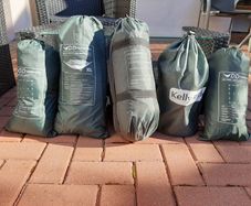 Camping gear for sale .  Tarps are 70 each.  DD Hammock 110 eur