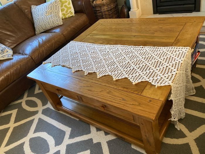 Crochet lace trim