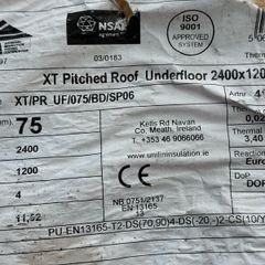 75mm PIR Insulation