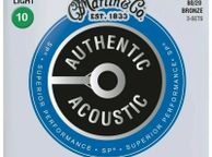 main image for ad Martin Acoustic Guitar Strings 10-47 MA170PK3 3 sets 80/20 Bronze