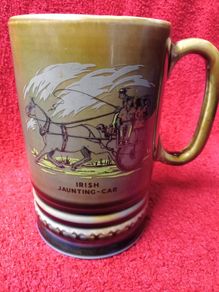 Vintage Wade Musical Mug (Irish Jaunting Car)