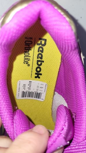 Reebok Classic Ortholite Royal Flag Purple and Gold Sz 4 UK - Bnwt Rrp 70
