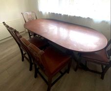 Dining table and chairs