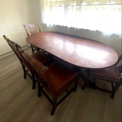 Dining table and chairs