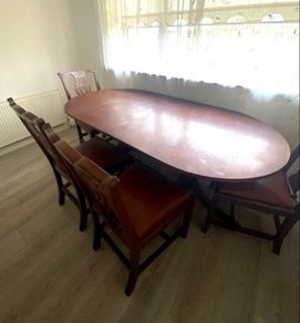 Dining table and chairs
