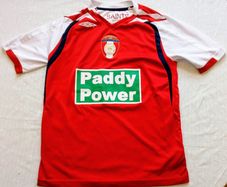 2008/09 St Patricks Athletic Umbro Jersey Size Age 8/9 Years