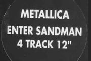 Metallica. Enter Sandman limited edition 12 inch original 1991 EP vinyl record in vg+ condition