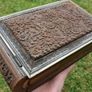 19th Century Anglo Indian Highly Carved Mosaic Photo Album Image 4