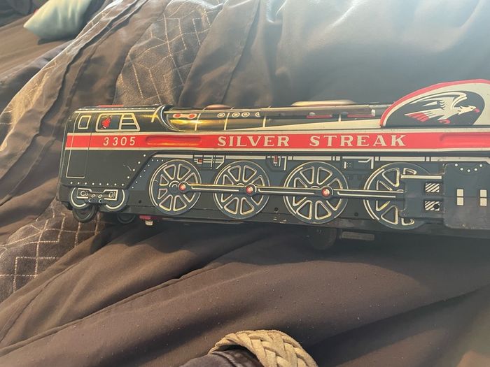 vintage toy train